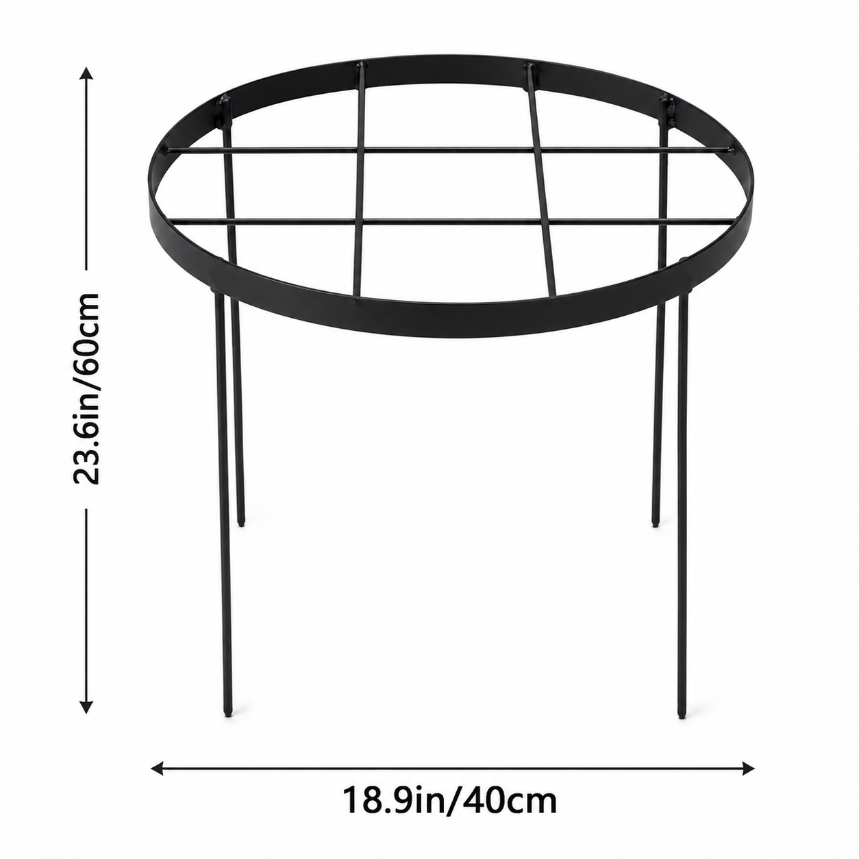 Large Round Plant Support Rings for Peonies & Garden Flowers