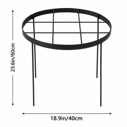 Large Round Plant Support Rings for Peonies & Garden Flowers