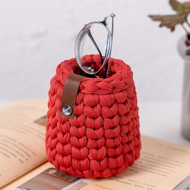 Handmade Cotton Eyeglass Stand - Space Saving Desk Organizer-MOUGIGI
