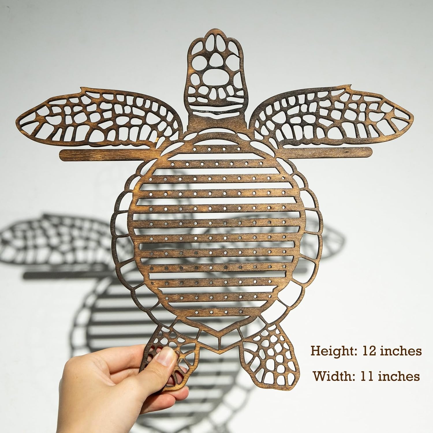Turtle Jewelry Organizer - Wall Mountable Earring & Necklace Holder-MOUGIGI