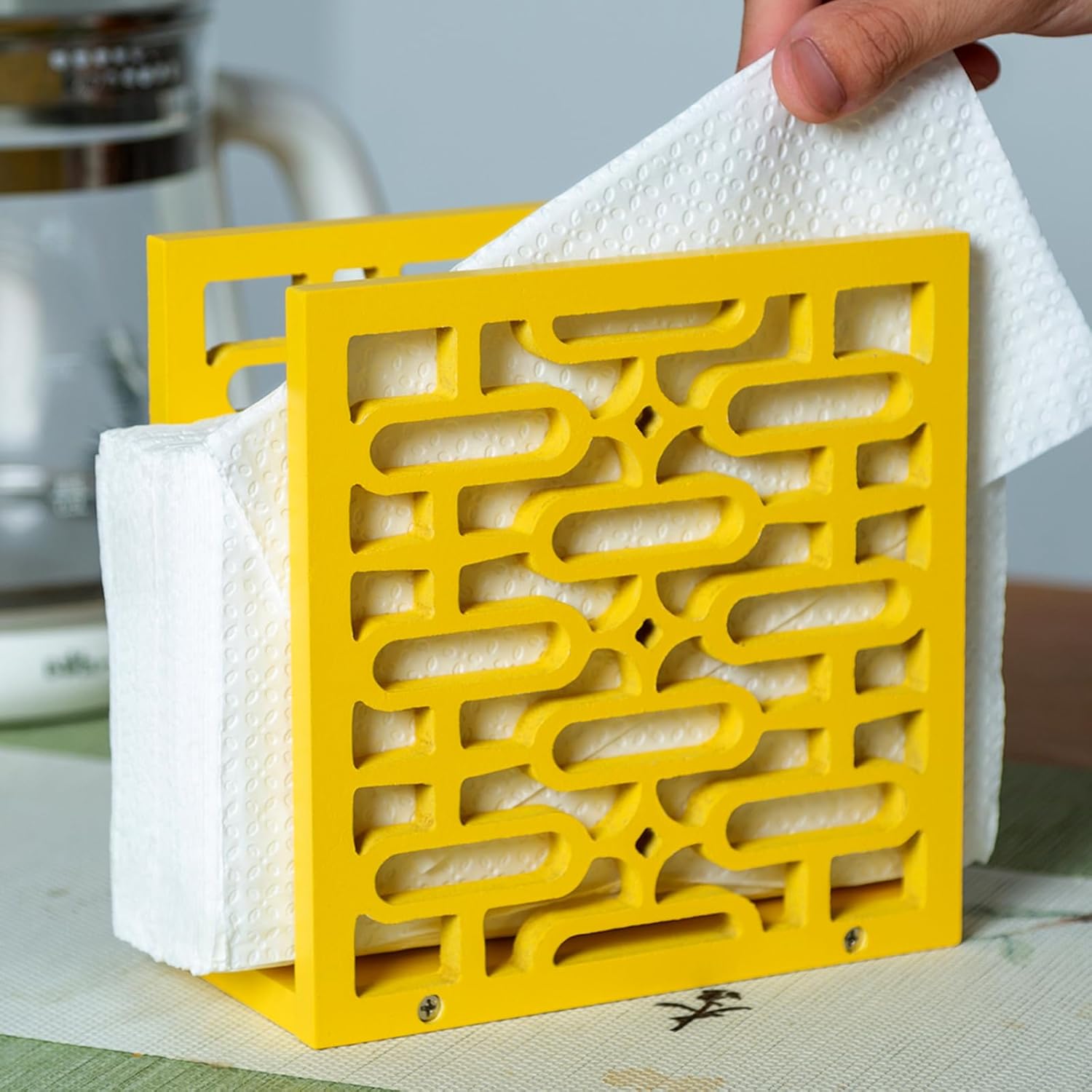 Mid-Century Star Napkin Holder - Retro Atomic Design