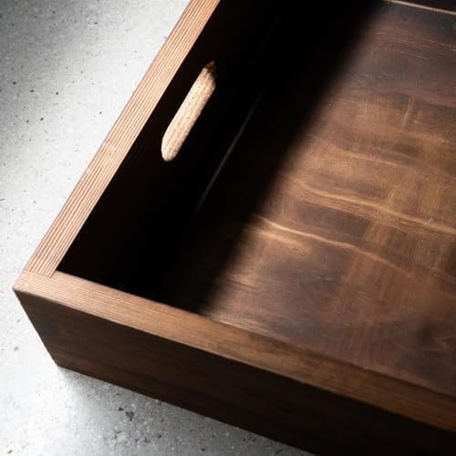 Handcrafted Wood 9x13 Pan Holder for Disposable Tins-MOUGIGI