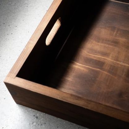 Handcrafted Wood 9x13 Pan Holder for Disposable Tins-MOUGIGI