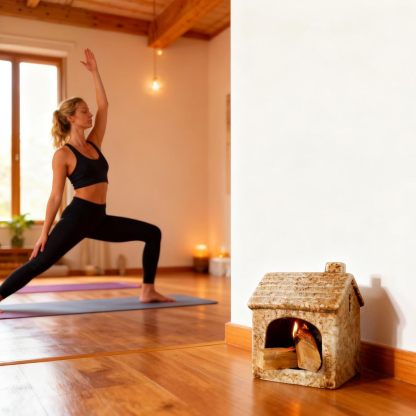 Brown House Ceramic Incense Burner for Palo Santo & Sage-MOUGIGI