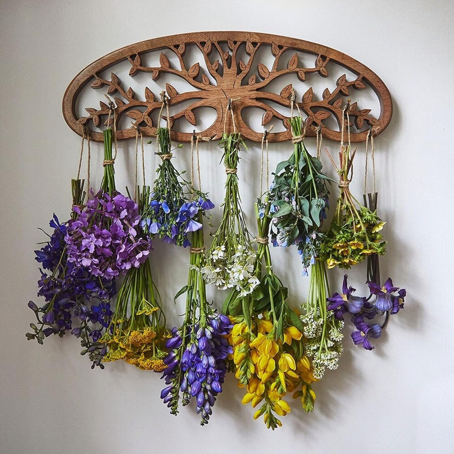 Tree of Life Herb Drying Rack - Holds 11 Bouquets-MOUGIGI
