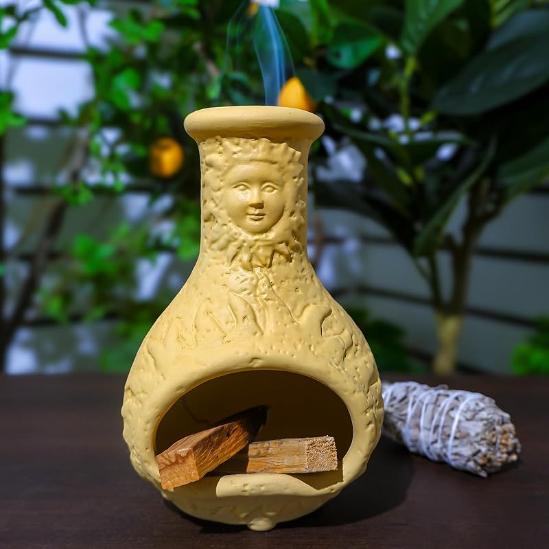 Floral Terracotta Palo Santo Holder-MOUGIGI