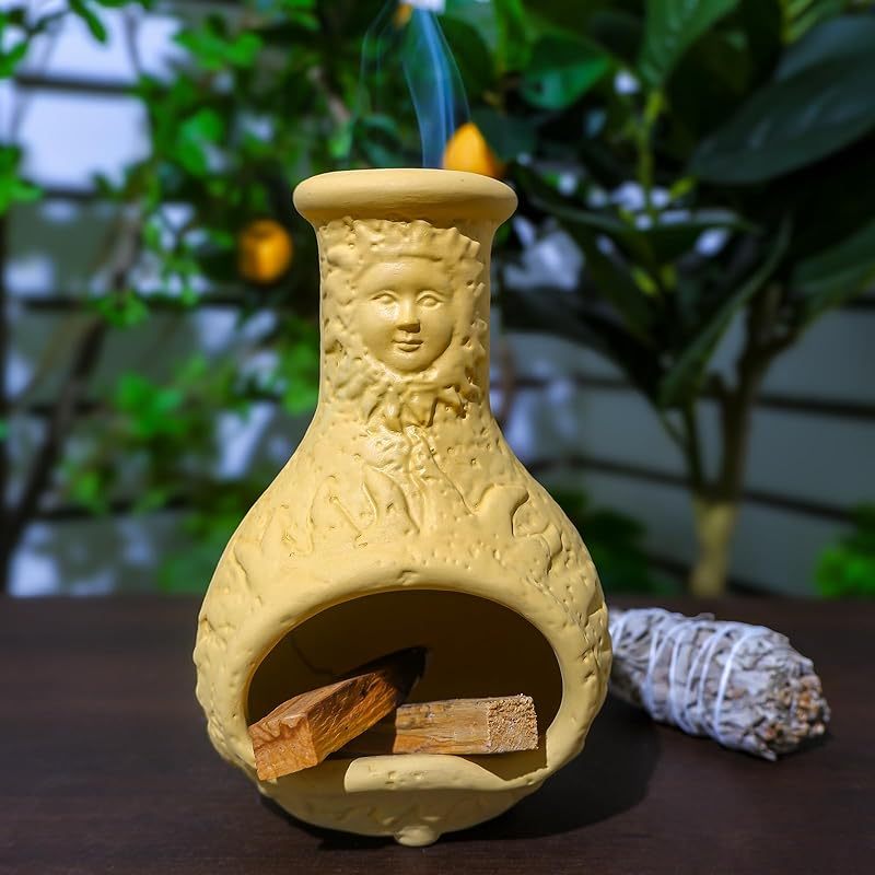 Floral Terracotta Palo Santo Holder-MOUGIGI