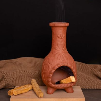 Floral Terracotta Palo Santo Holder-MOUGIGI