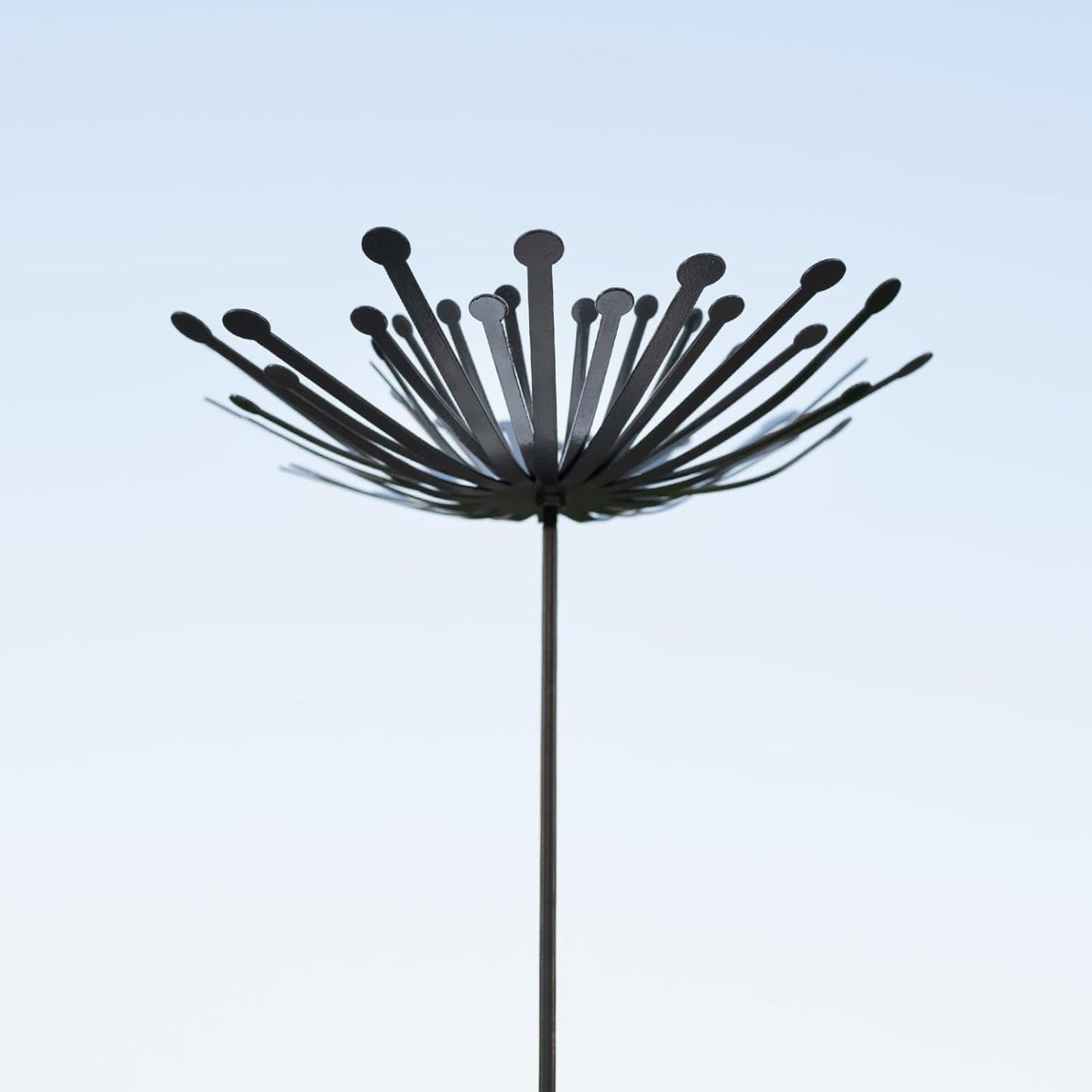 Dandelion Metal Garden Stakes - Weather-Resistant Steel Decor-MOUGIGI