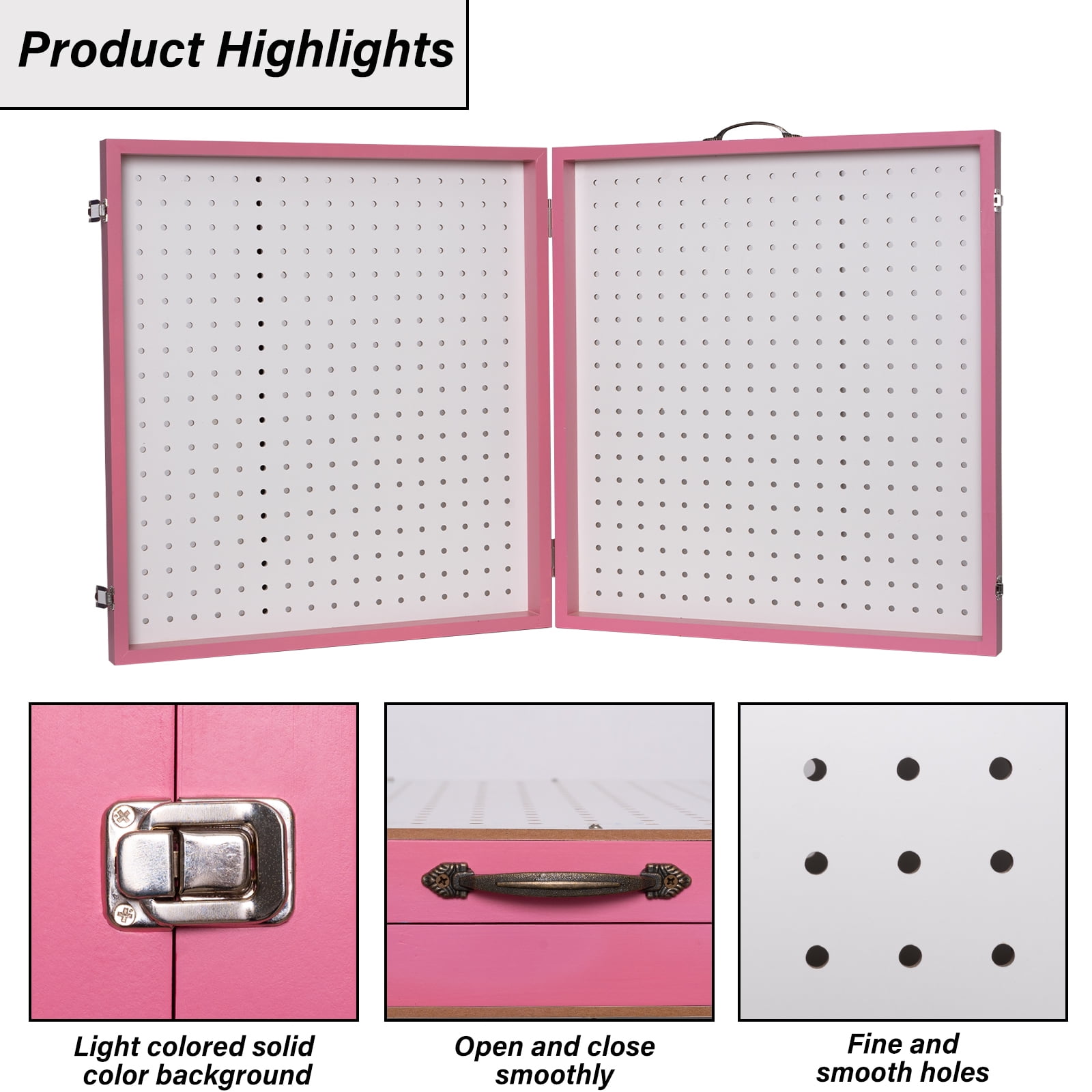 Portable Wood Earring Display for Vendor Events & Markets-MOUGIGI