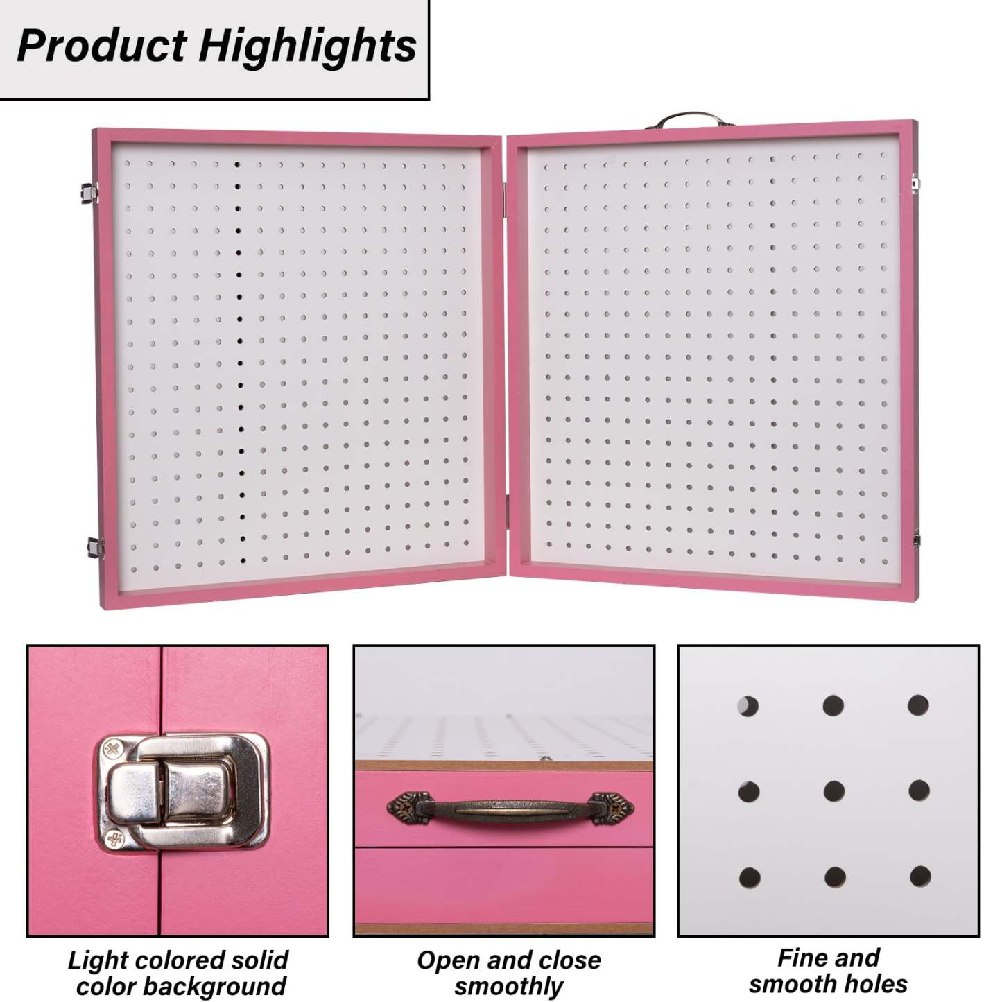 Portable Wood Earring Display for Vendor Events & Markets-MOUGIGI