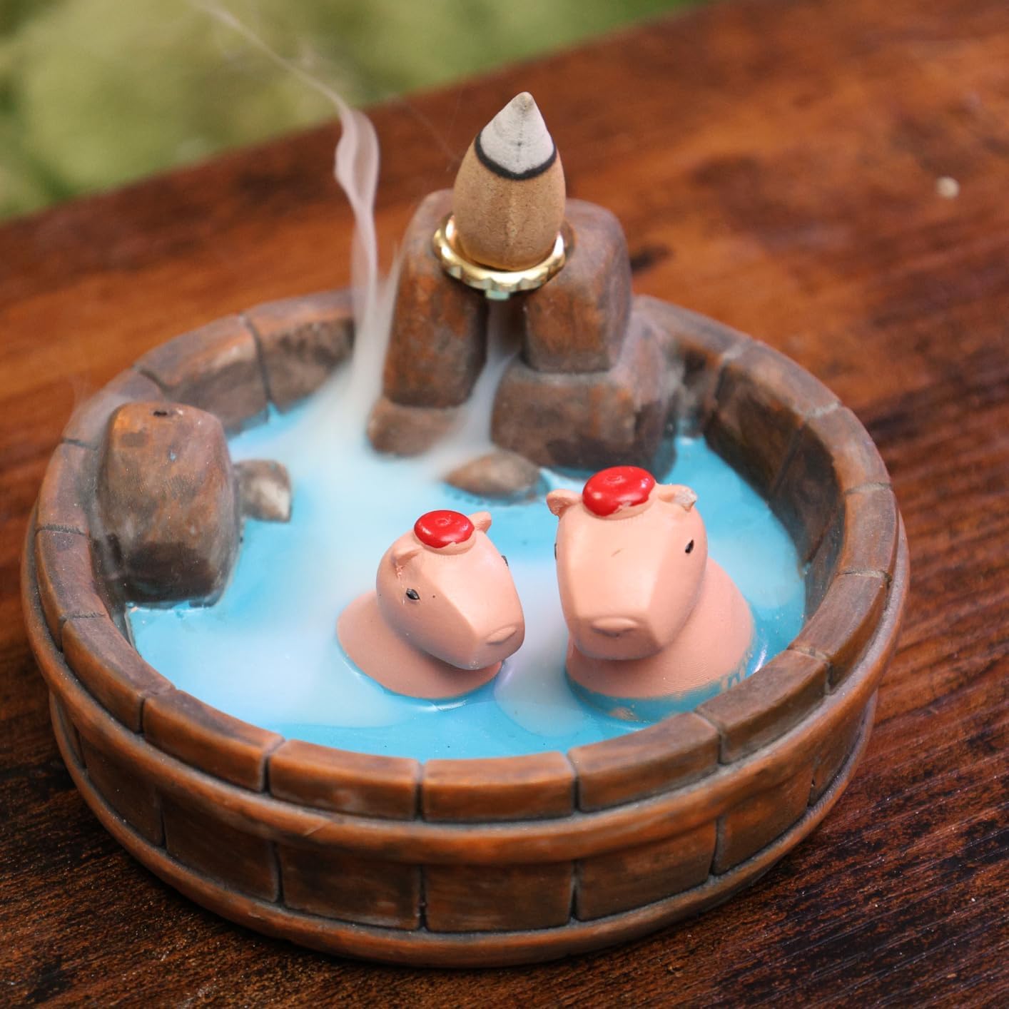Capybara Backflow Incense Burner with Waterfall Effect-MOUGIGI