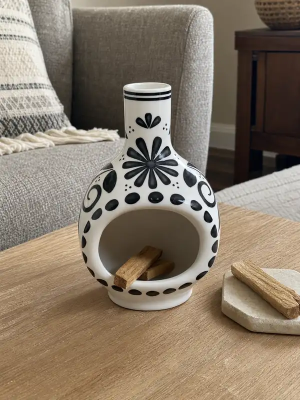 Jingdezhen Ceramic Palo Santo Holder styling idea 2