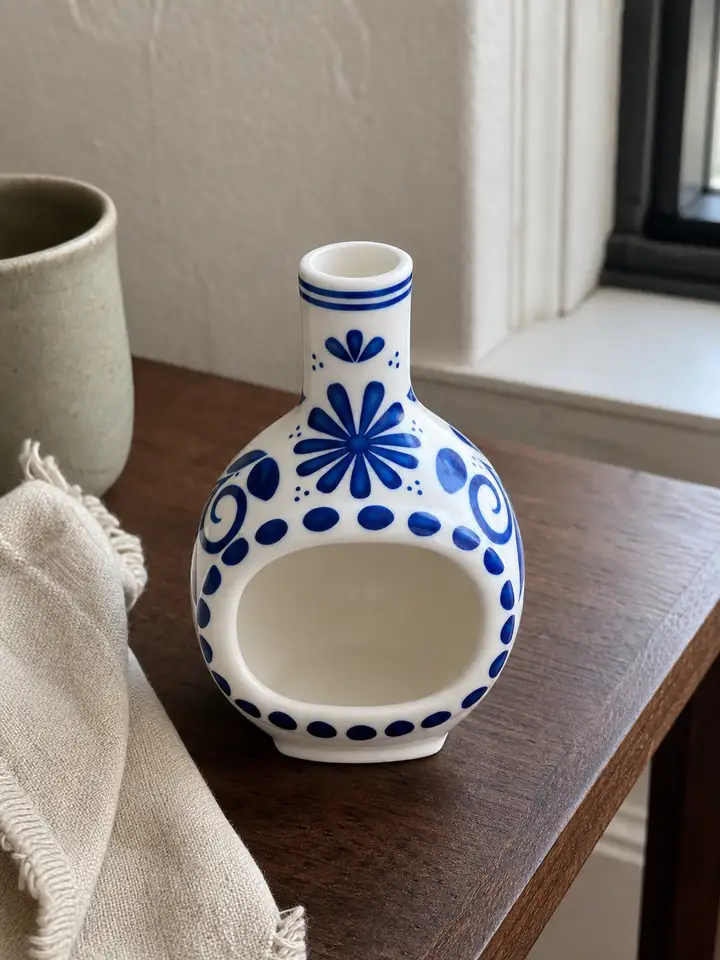 Jingdezhen Ceramic Palo Santo Holder styling idea 1