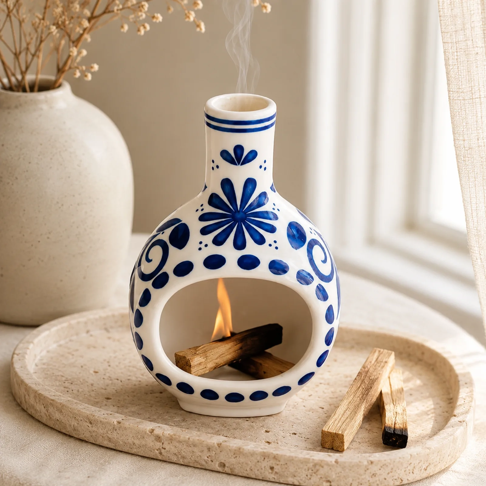 Jingdezhen Ceramic Palo Santo Holder | Mougigi – MOUGIGI
