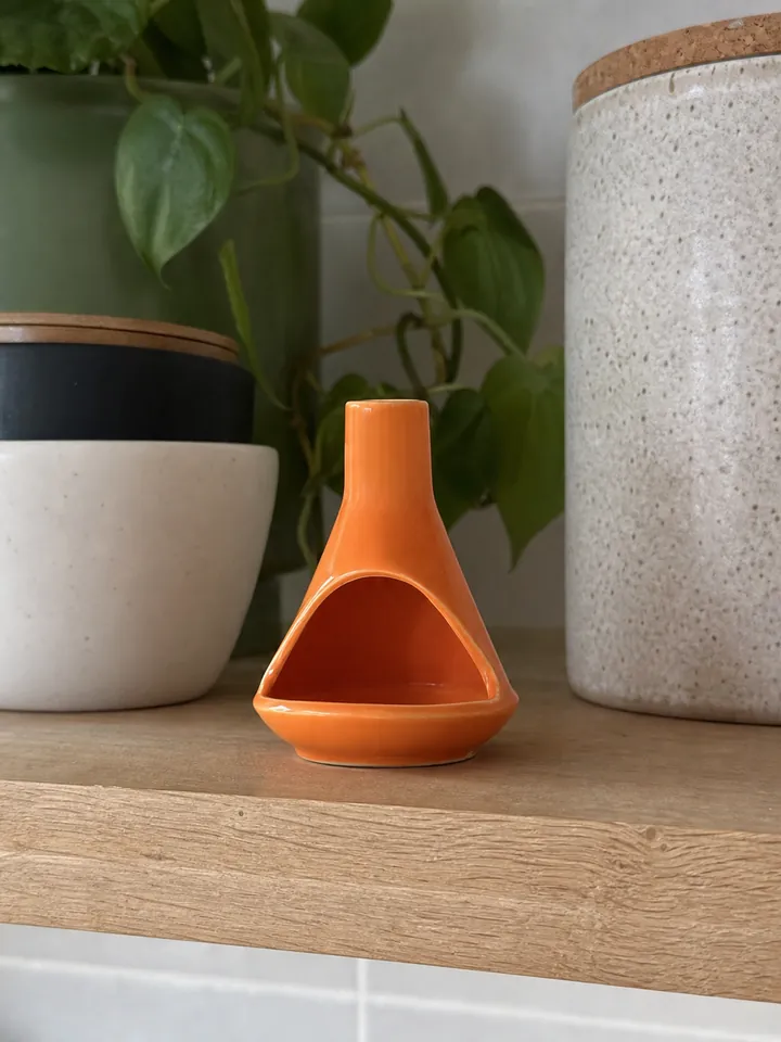 Ceramic Mini Chiminea Palo Santo Burner styling idea 6