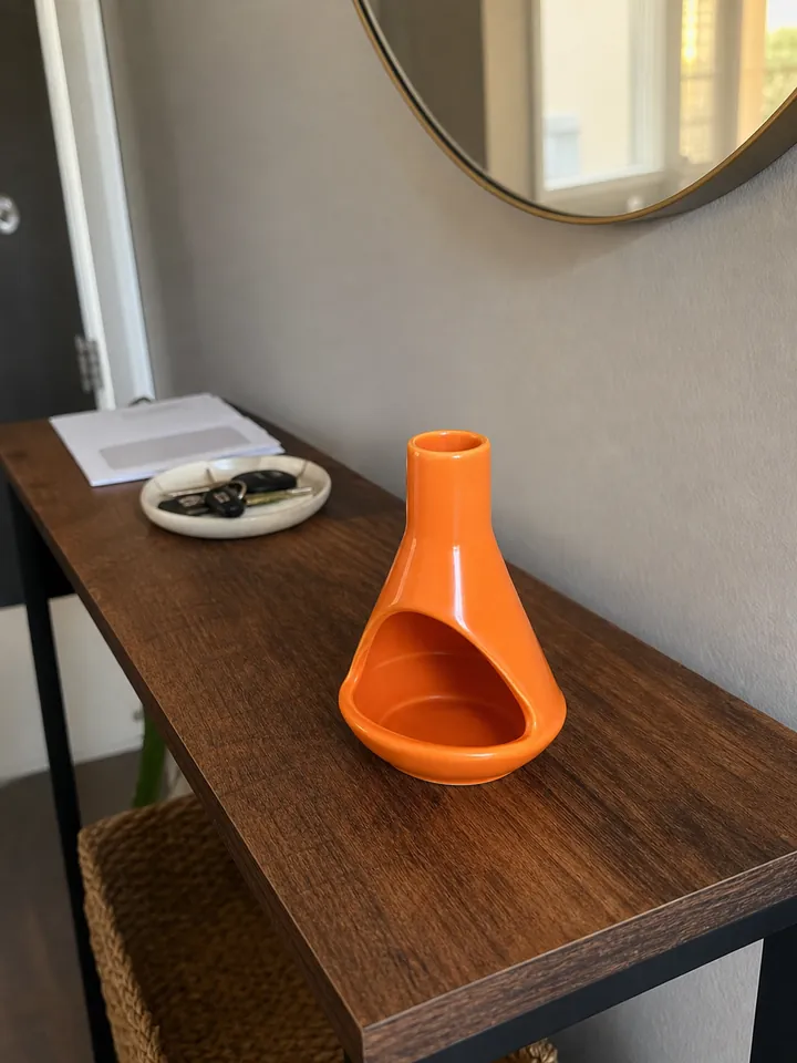 Ceramic Mini Chiminea Palo Santo Burner styling idea 1
