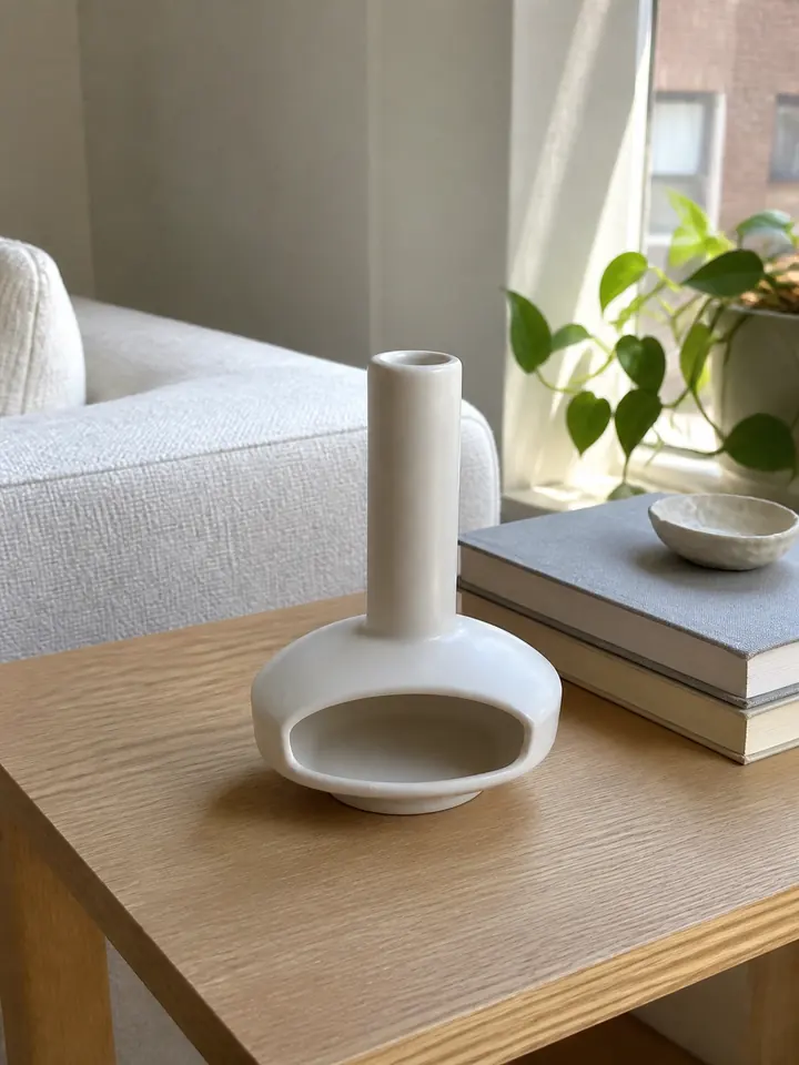 Mini Ceramic Palo Santo Burner with Chimney styling idea 4