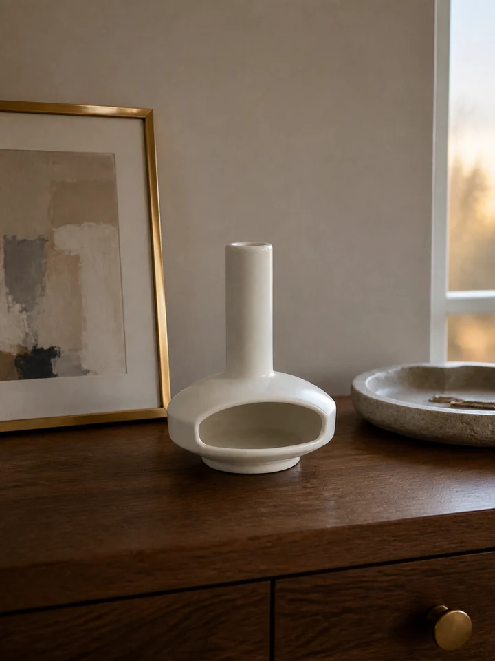 Mini Ceramic Palo Santo Burner with Chimney styling idea 6