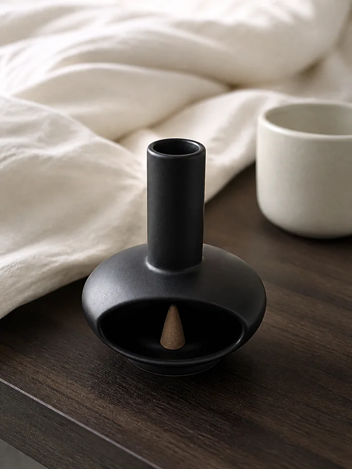 Mini Ceramic Palo Santo Burner with Chimney styling idea 3