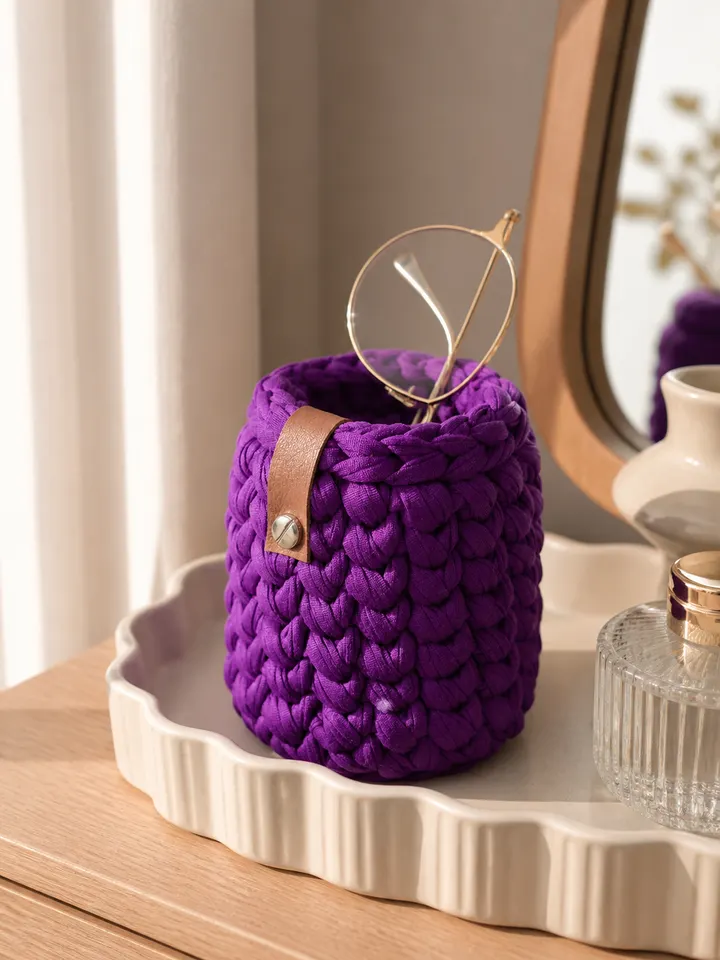Handmade Cotton Eyeglass Stand – Space Saving Desk Organizer styling idea 5
