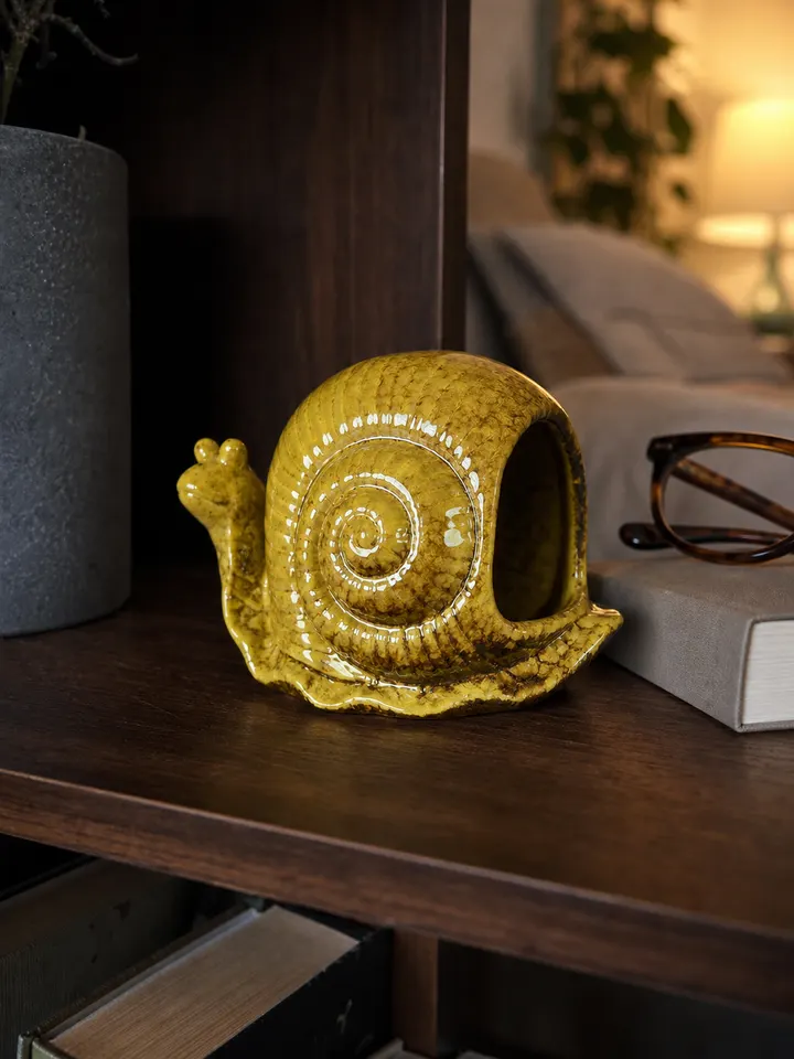 Ceramic Snail Incense Burner & Palo Santo Holder styling idea 4