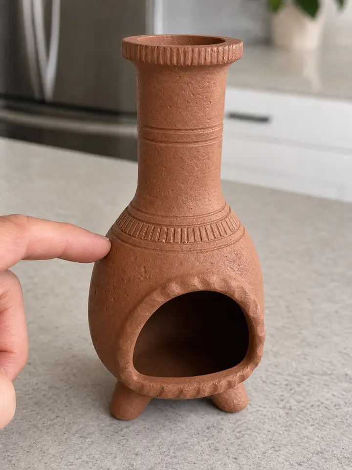 Handmade Terracotta Palo Santo Holder for Cones & Sage styling idea 5