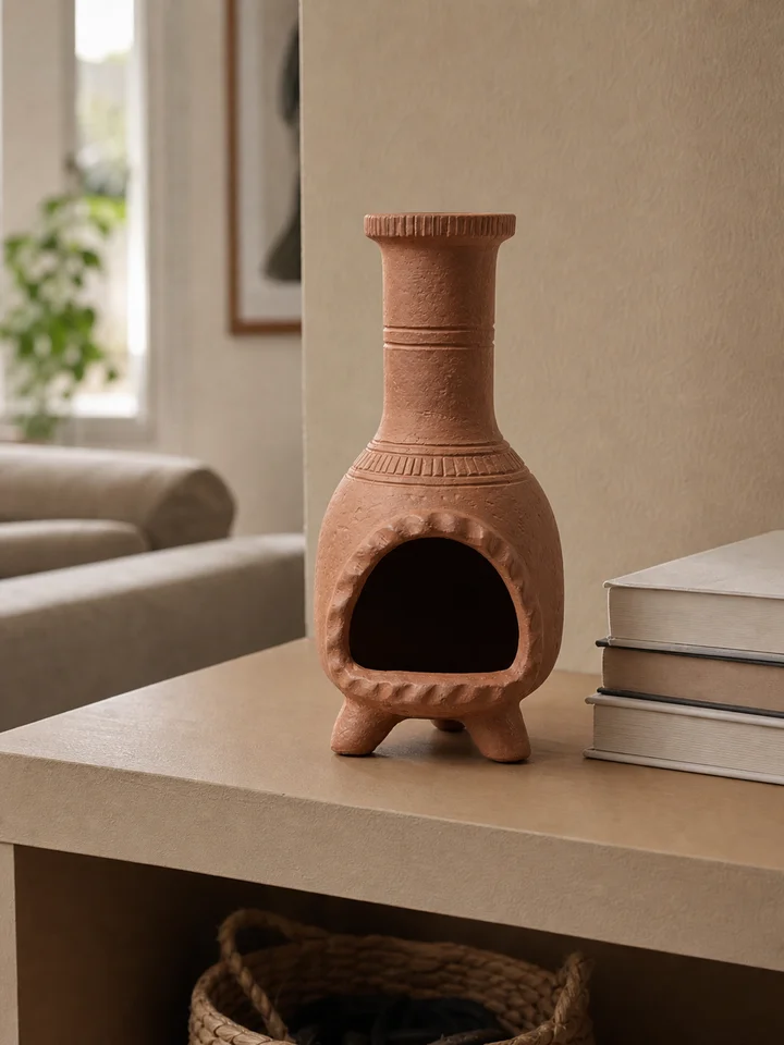 Handmade Terracotta Palo Santo Holder for Cones & Sage styling idea 6