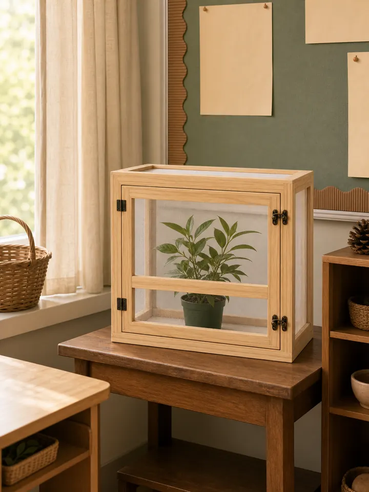 Wood Frame Butterfly Habitat Cage with Fine Mesh styling idea 4