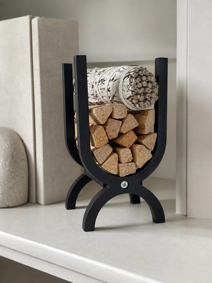 Wood Palo Santo & Sage Storage Organizer styling idea 2