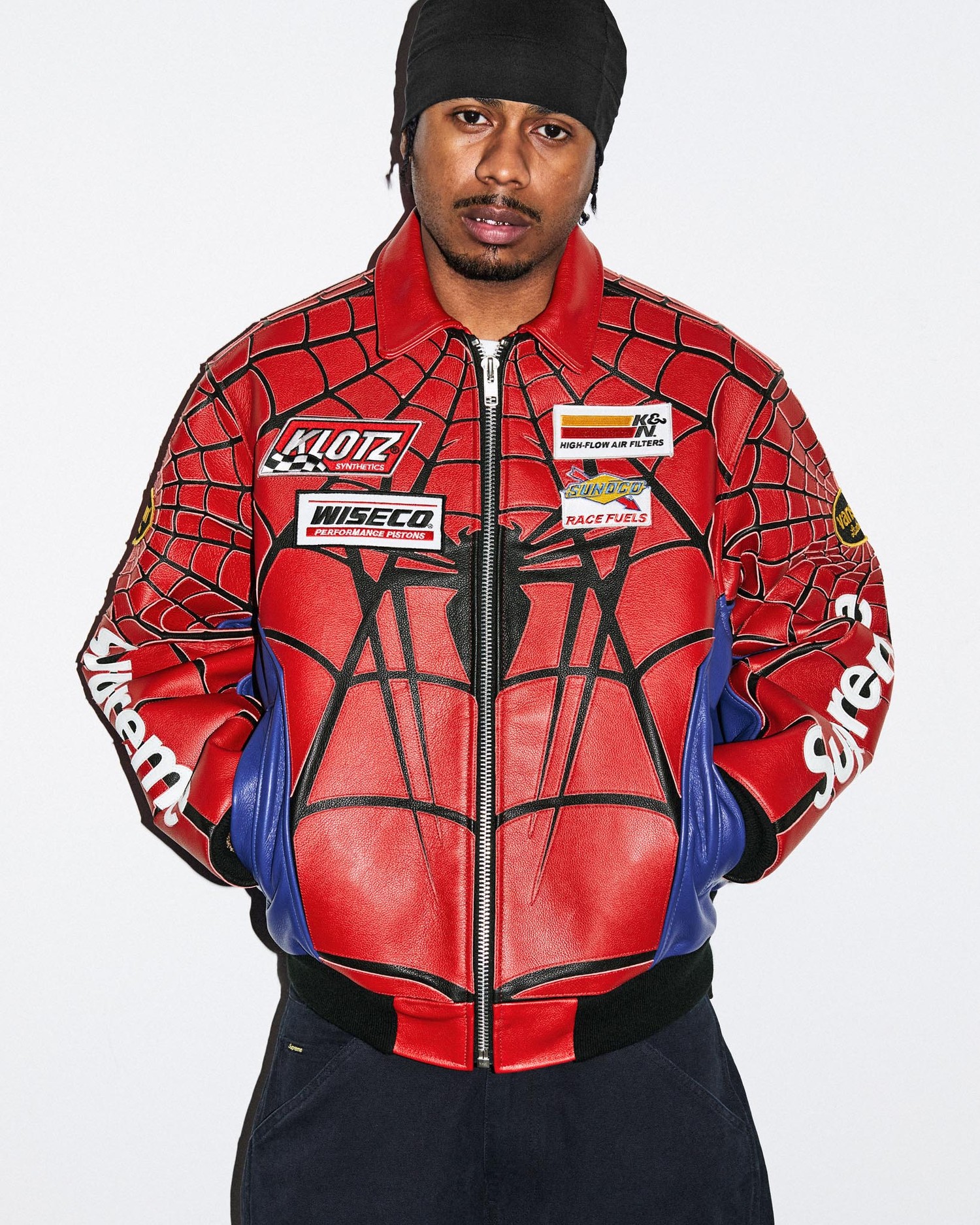 Supreme×Spiderman Jacket（Red）