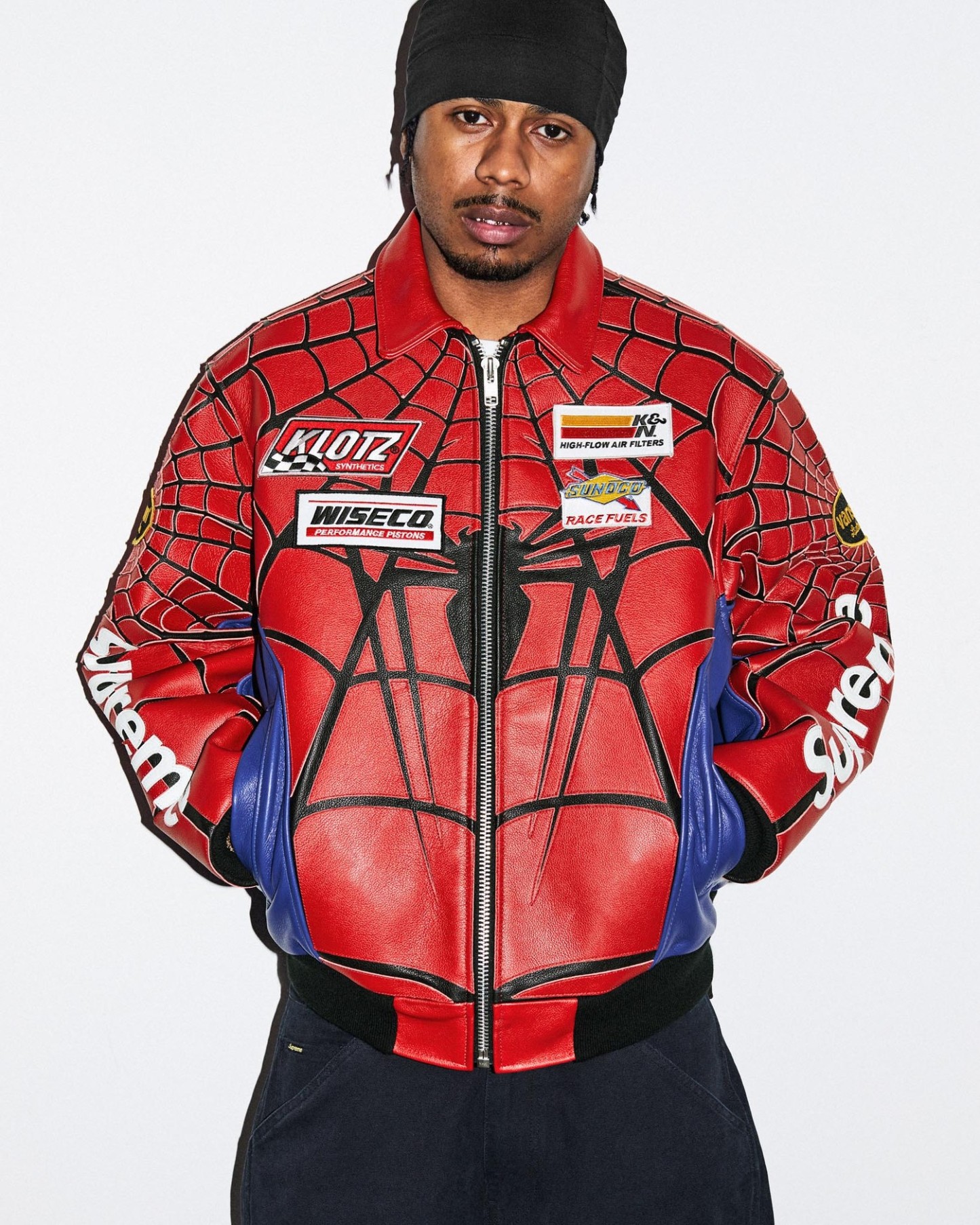 Supreme×Spiderman Jacket（Red）