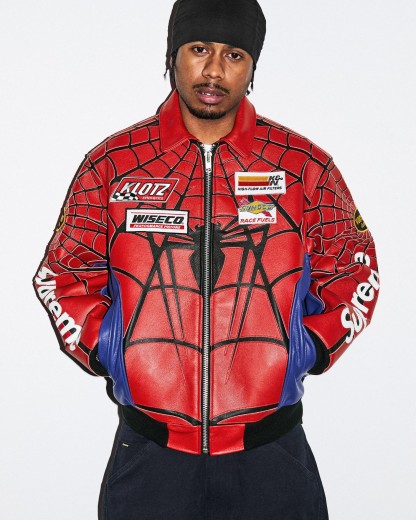 Supreme×Spiderman Jacket（Red）