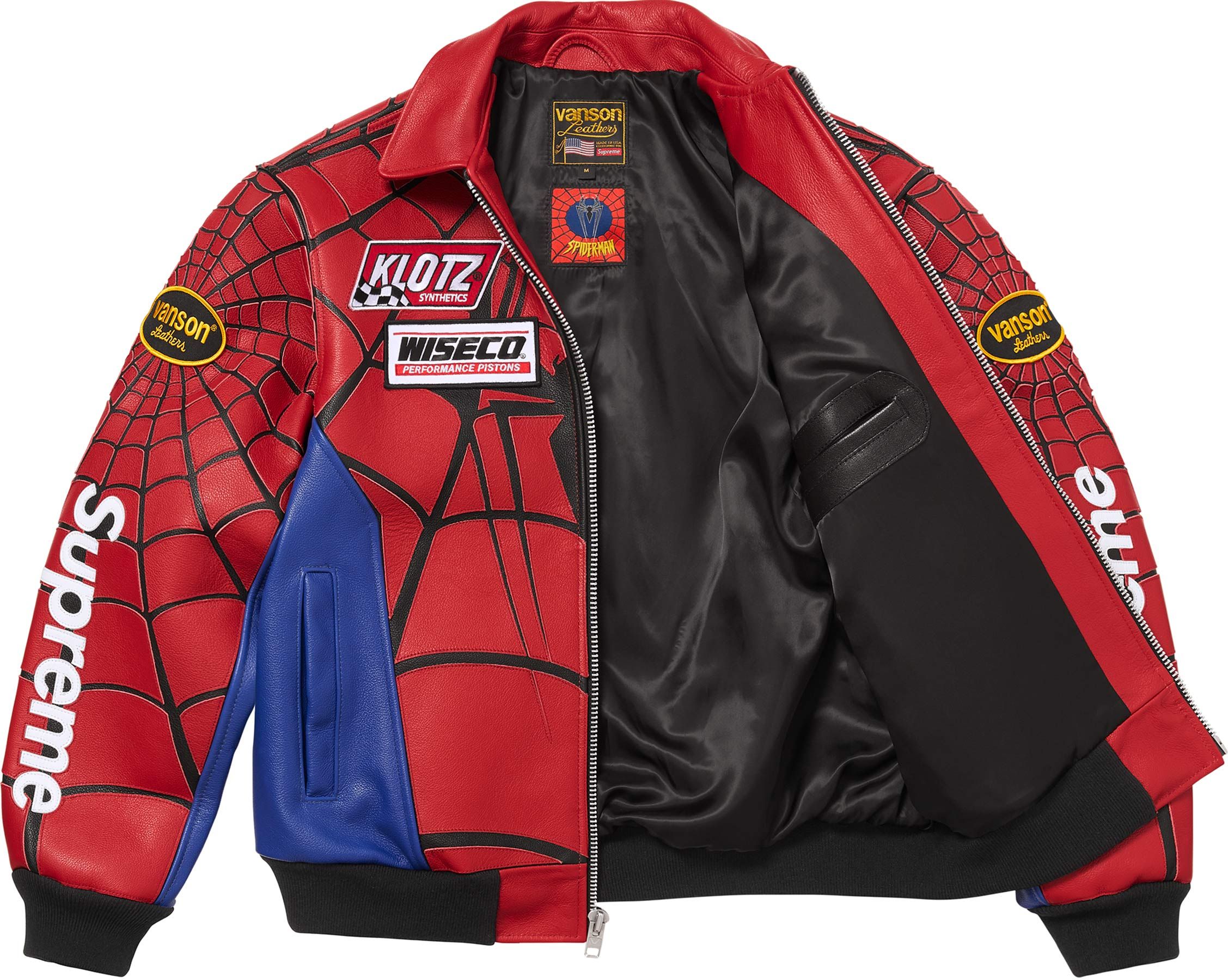 Supreme×Spiderman Jacket（Red）