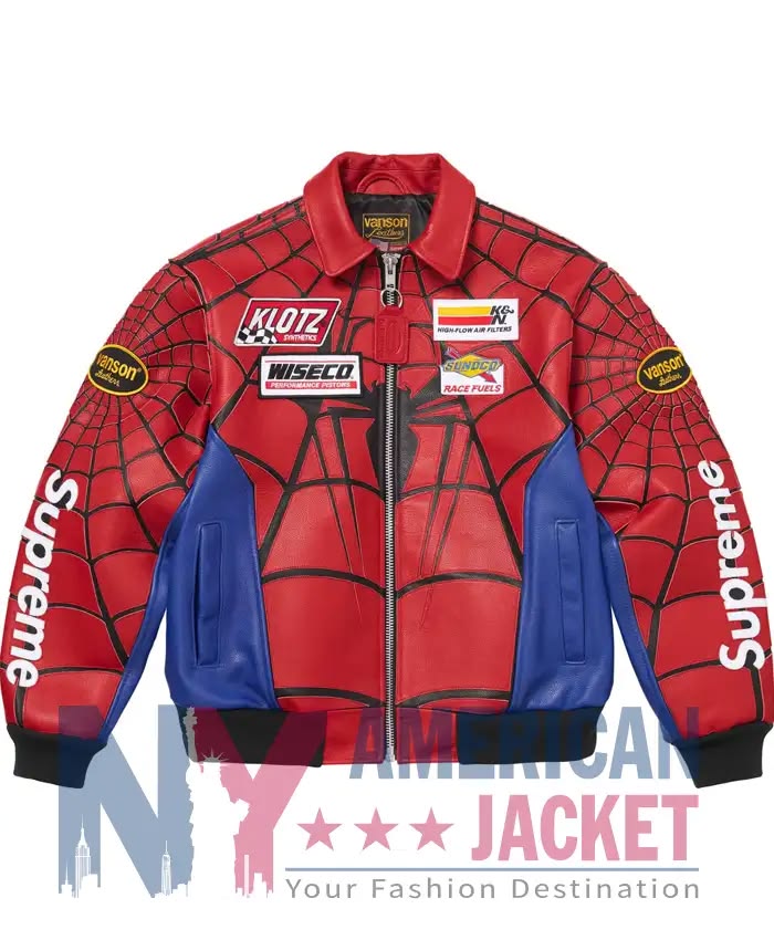 Supreme×Spiderman Jacket（Red）