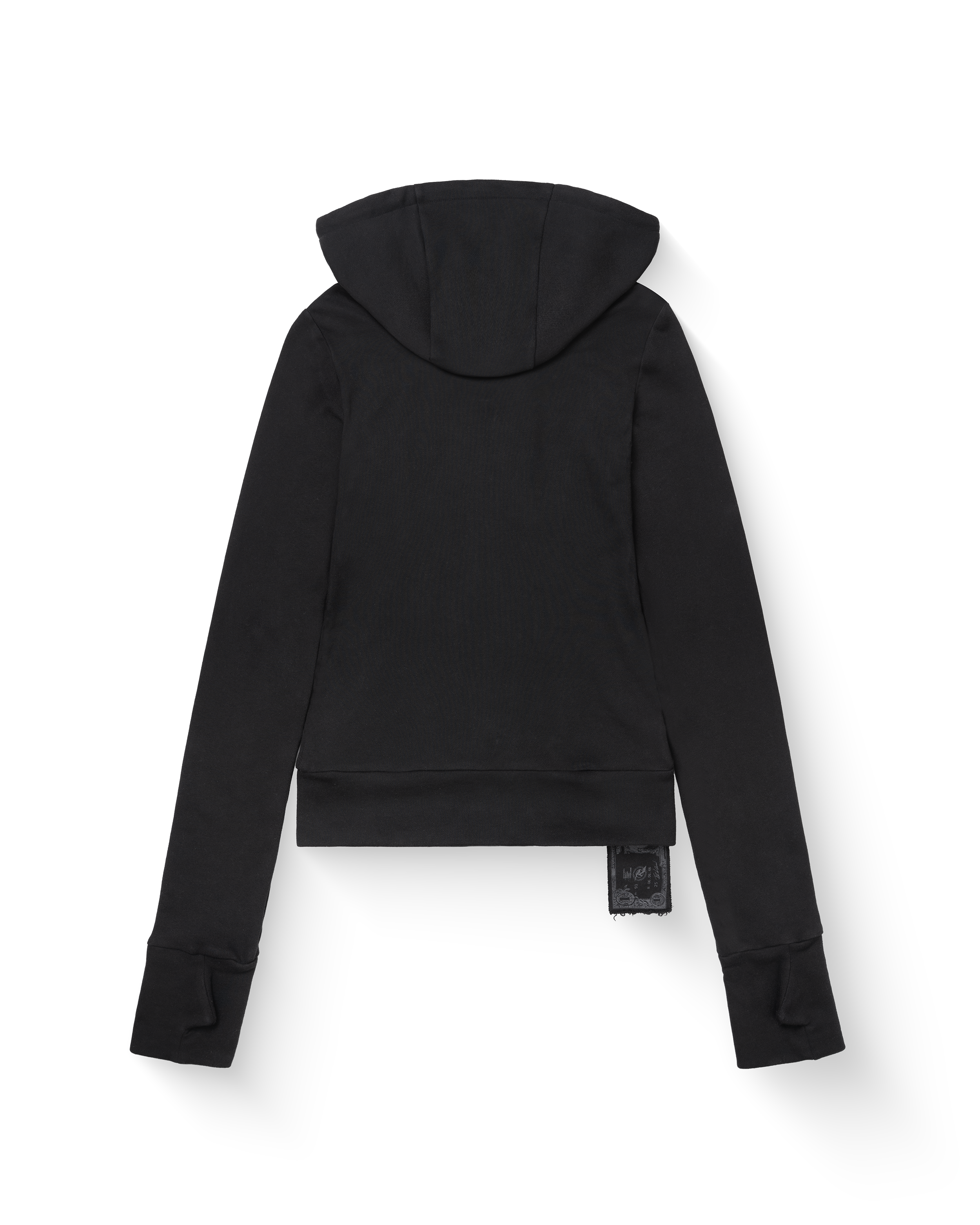 Big zipper hoodie（Black）
