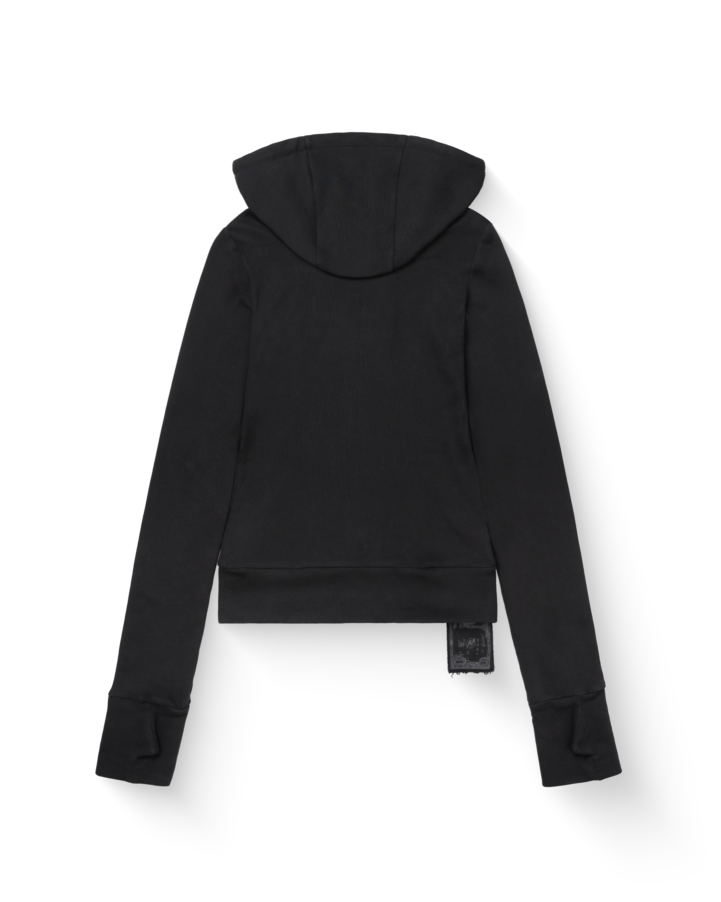 Big zipper hoodie（Black）