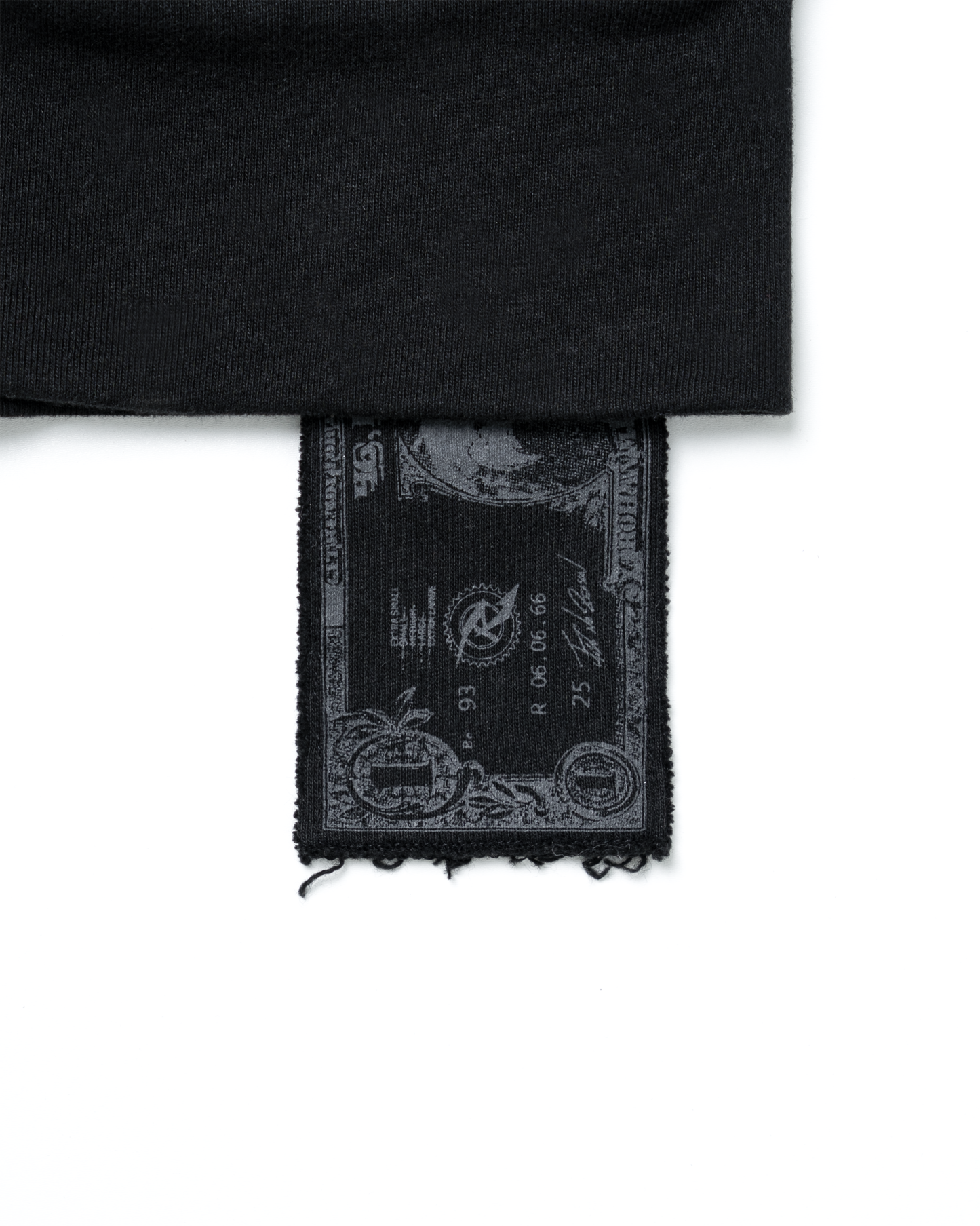 Big zipper hoodie（Black）