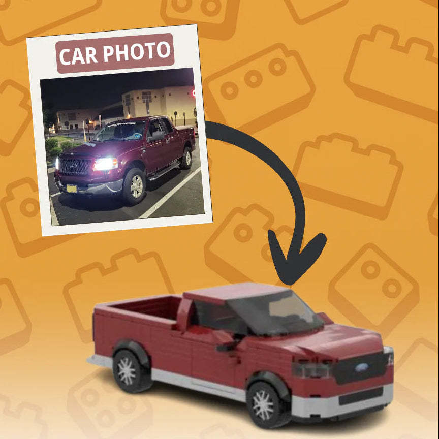 50% OFF💕Worlds First Customized Car Brick Set