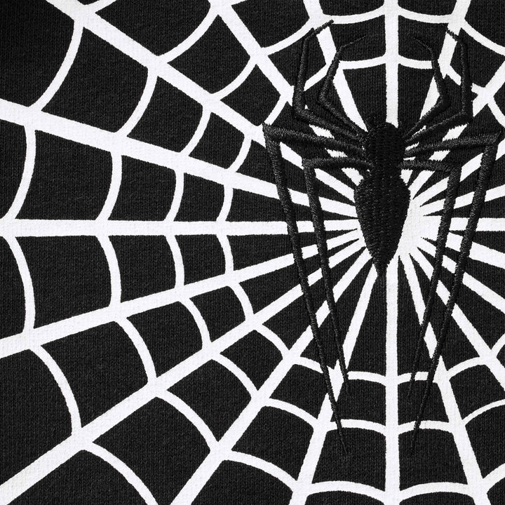 Spiderman Zip UpHooded Sweatshirt Man(Black)