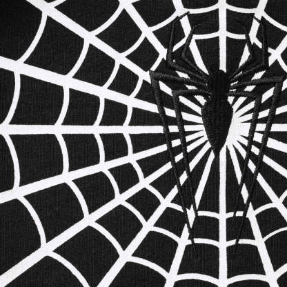 Spiderman Zip UpHooded Sweatshirt Man(Black)