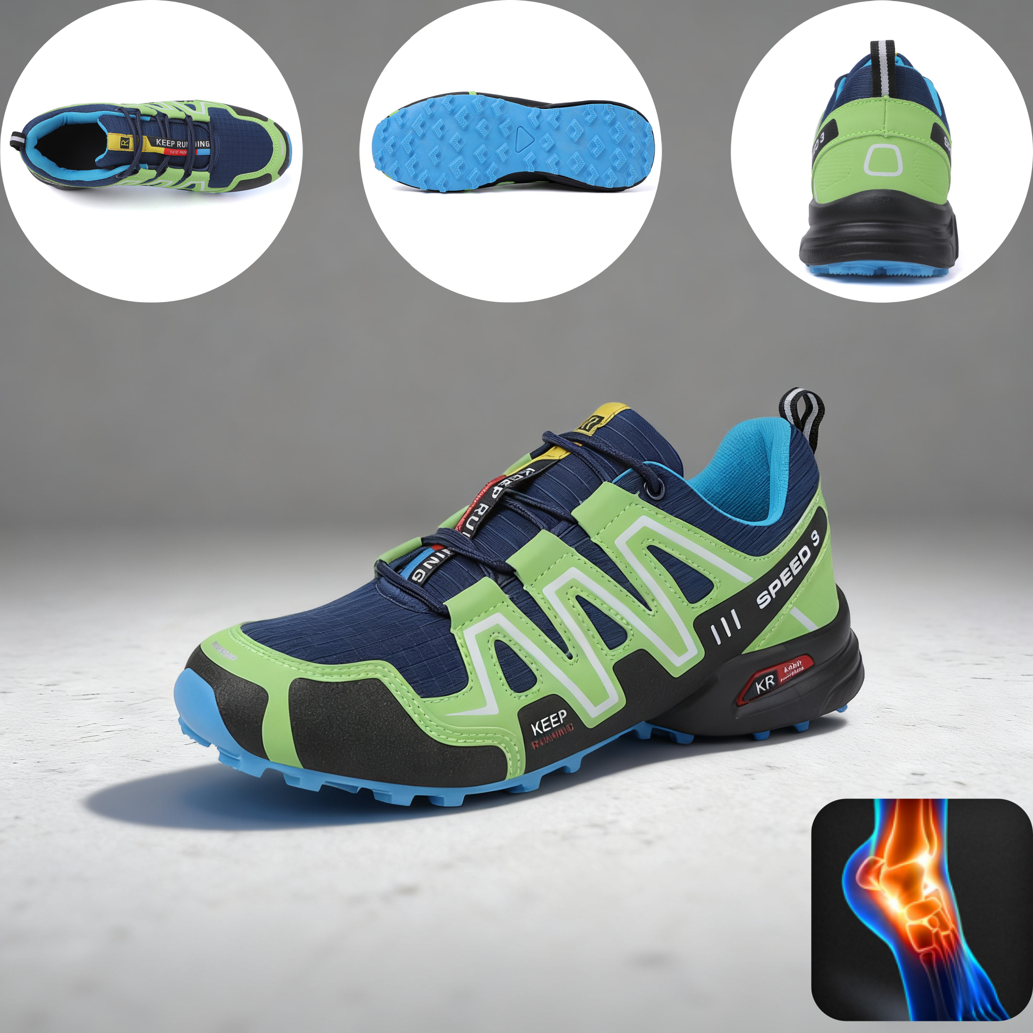 Zapatos ortopédicos de diseño ergonómico para dolores de espalda, articulaciones y pies - unisex