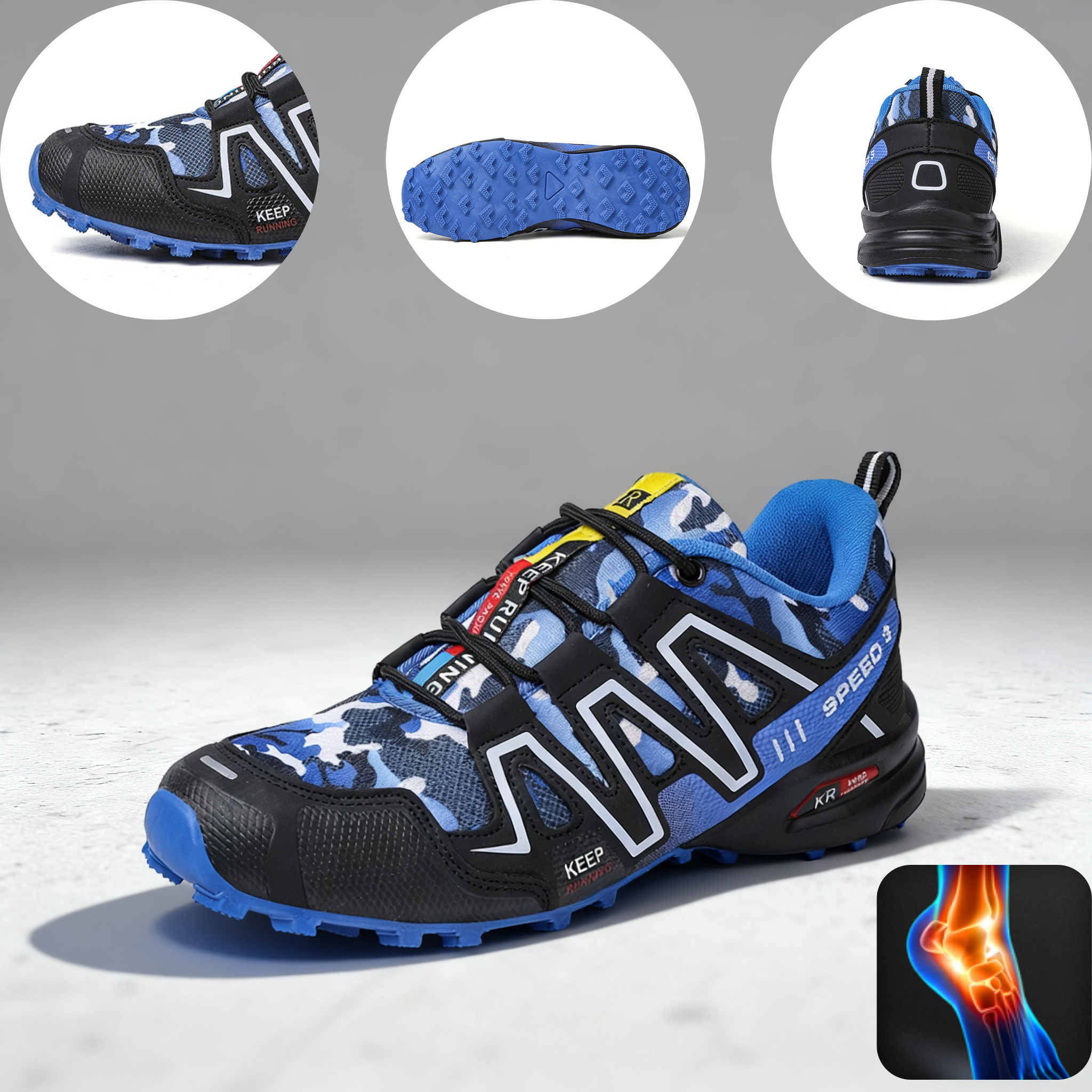 Zapatos ortopédicos de diseño ergonómico para dolores de espalda, articulaciones y pies - unisex