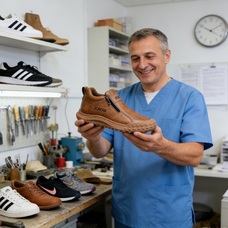 Zapatos ortopédicos Riccicall®: Ideales para caminar todo el día, alivian el dolor de pies, rodillas y espalda. Fabricados artesanalmente con cuero genuino.