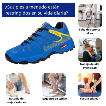 Zapatos ortopédicos diseñados ergonómicamente para dolores de espalda, articulaciones y pies (aptos para todos los hombres).