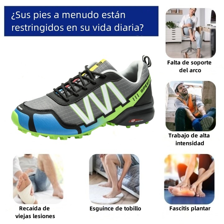 Zapatos ortopédicos diseñados ergonómicamente para dolores de espalda, articulaciones y pies (aptos para todos los hombres).