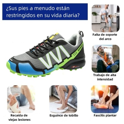 Zapatos ortopédicos diseñados ergonómicamente para dolores de espalda, articulaciones y pies (aptos para todos los hombres).