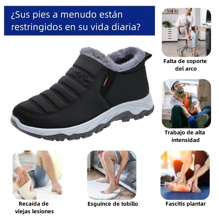 Riccicall® - Calzado ortopédico ergonómico de invierno para dolor de pies, rodillas y espalda - Unisex