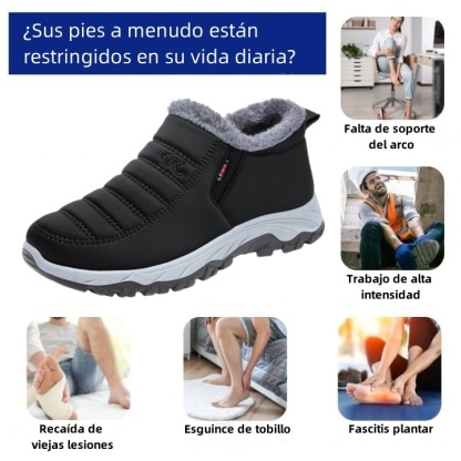 Riccicall® - Calzado ortopédico ergonómico de invierno para dolor de pies, rodillas y espalda - Unisex