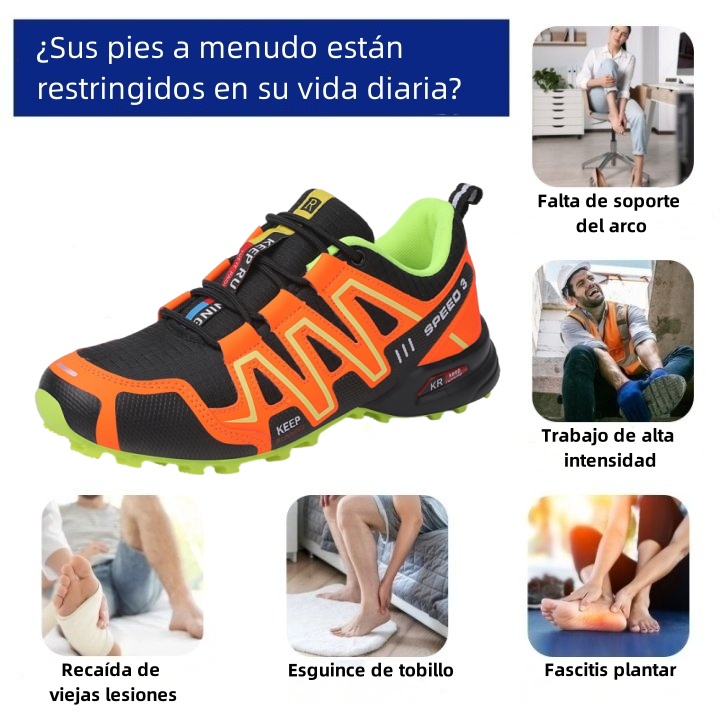 Zapatos ortopédicos de diseño ergonómico para dolores de espalda, articulaciones y pies - unisex